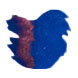 Sheaffer 30ml Bottled Fountain Pen Ink color swatch in Renegade Blue