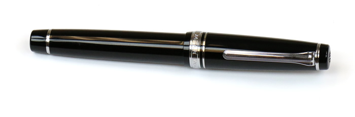 Sailor Fountain Pen Professional Gear Silver Black Medium Nib 11-2037-420