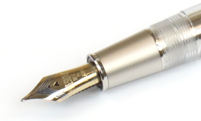 Platinum PRESIDENT Fountain Pen Black Fine Nib PTB-20000P#1-2